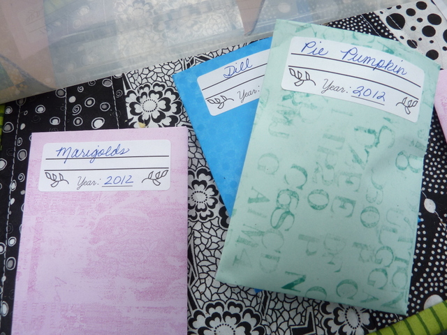 Seed Packet Pages for Gardening Binder